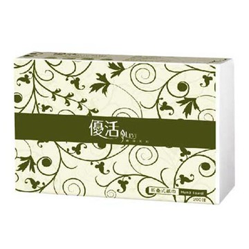 【史代新文具】優活Livi 200抽 抽取式 摺疊擦手紙巾(1箱20包)