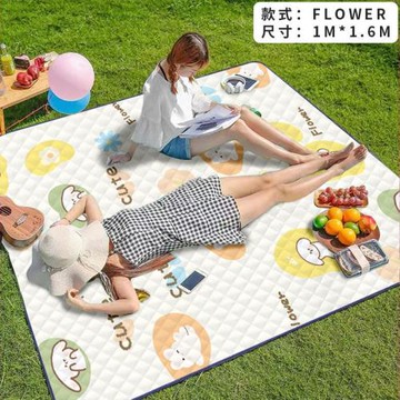 手提便攜防潮野餐墊超聲波草坪坐墊戶外露營春游墊三層加厚野餐墊