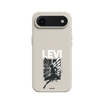 iPhone Air SolidX 貝殼灰 - 進擊的巨人 Attack On Titan - S2&S3 - 里維兵長剪影