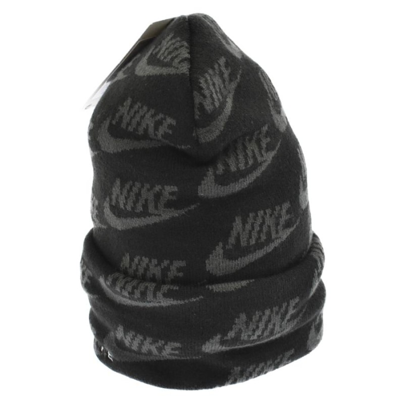 シュプリーム 21SS Supreme Nike Jacquard Logos Beanie Black ニット