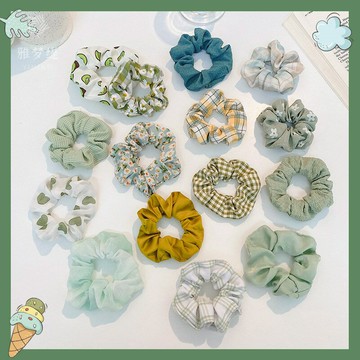 四季肥腸頭繩女森系豬大腸發圈ins網紅發帶扎頭皮筋法式發繩頭飾