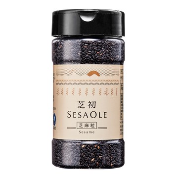 【芝初】淺焙黑芝麻粒105g