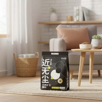 【京覓】 0甲醛無塵礦砂 貓砂5公斤（天然礦石礦物貓砂 黑色礦砂 強效除臭）