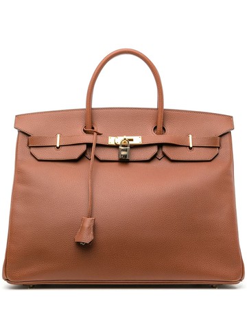 Hermès - 2006 pre-owned Birkin 40 bag - unisex - Calf Leather - One Size - Brown