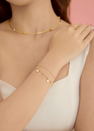 水鑽疊映・手鍊