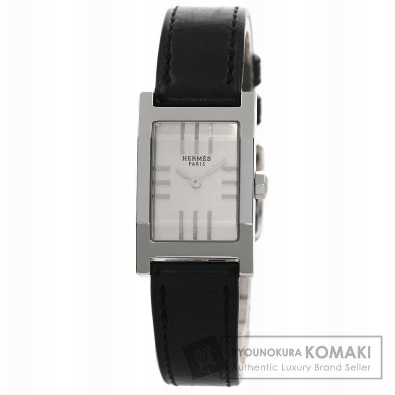 エルメス タンデム TA1.210 腕時計 レディース クォーツ 革ベルト  