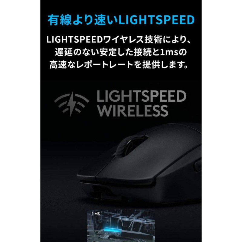 ゲーミング マウス Logicool G Pro Wireless G-PPD-002WLrda