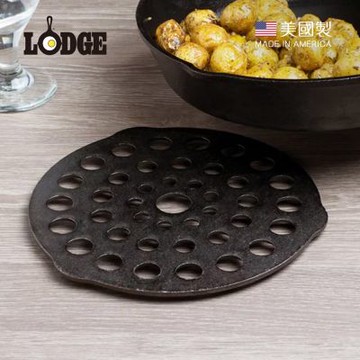 美國LODGE 美國製多功能隔熱架/瓦斯爐輔助爐架/鍋底防焦肉架 (L8DOT3)