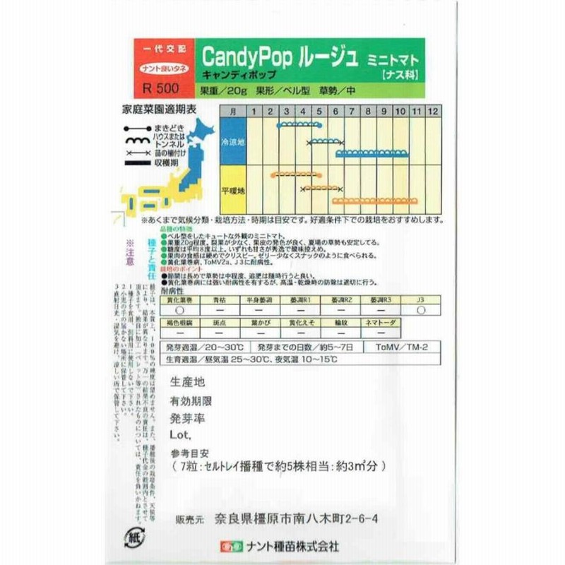 最大52%OFFクーポンたね 小林種苗 トマト 小袋 とまと アップルベリー 種子