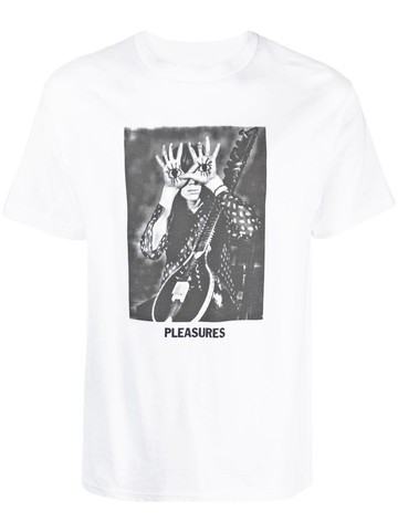 Pleasures - Star Power cotton T-shirt - men - Cotton - M - White