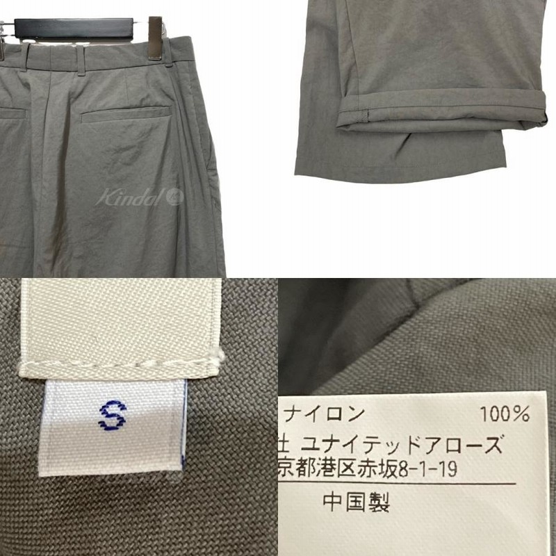 steven alan NYLN／OX SUPER BAGGY TAPERED PANTS ナイロン