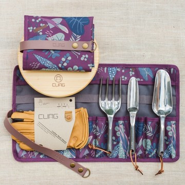 【CLING植琢】進階組合｜紫色牛津布換盆墊系列