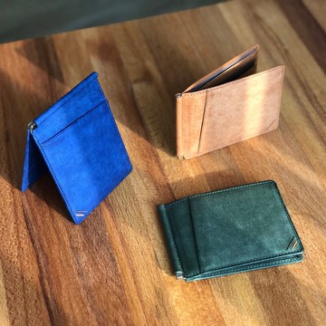 日本製【MARGOT 紙鈔夾皮夾】革職人 鈔票夾 義大利植鞣革 錢夾