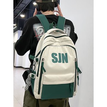 雙肩包男士旅行電腦背包高中女生初中生大學生書包男生大容量新款