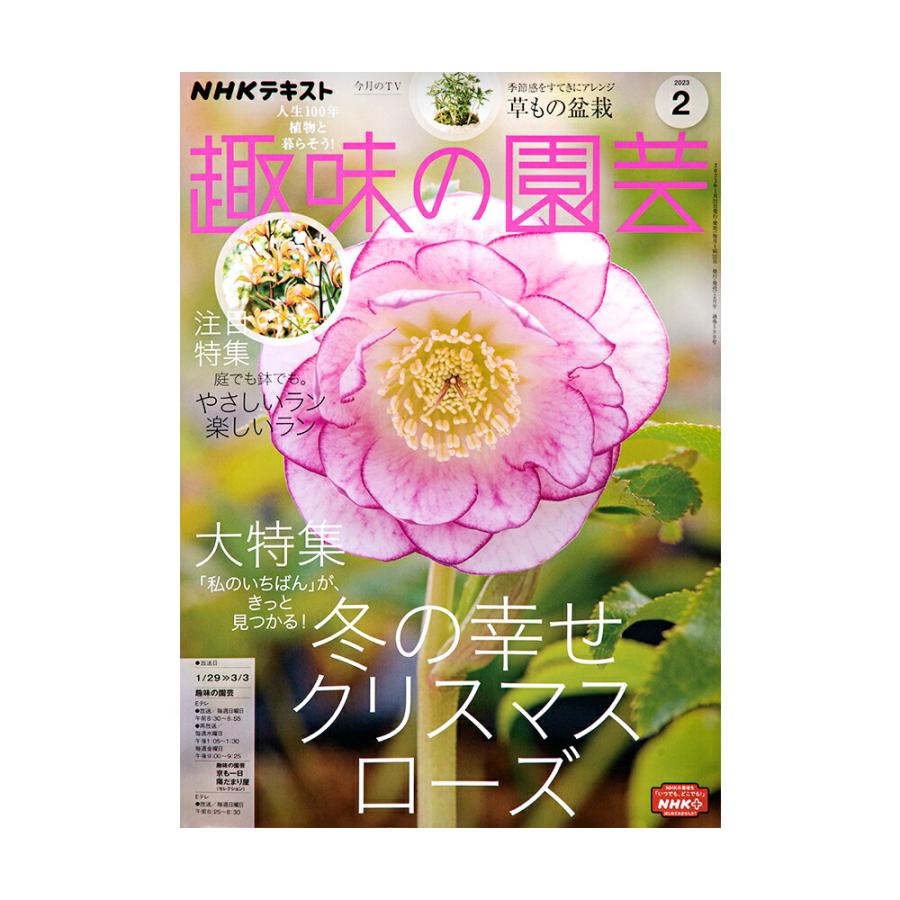 NHK趣味の園芸 2023年2月号 大特集 冬の幸せクリスマスローズ