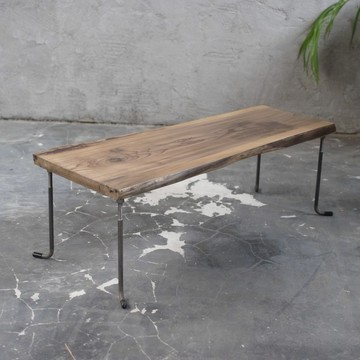 wood iron table 33*97*40