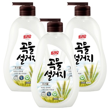 Trio 小麥成分蔬果碗盤潔液  750ml  3瓶