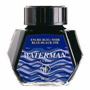 【文具通】WATERMAN 威迪文 瓶裝墨水 50ml 藍黑 出貨為12瓶裝 可混搭其他色系 WTM-W0110790【APP滿額下單10%點數(單一帳號最高5000點)】1/31止