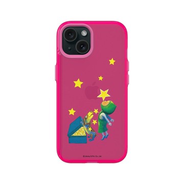 iPhone 15 Clear 粉漾桃 - 幾米 Jimmy Liao - 忘記親一下-親星星