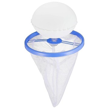 aisen 洗衣槽浮球濾網 極細網孔設計 寬大網口 洗濯更輕鬆  藍色 + 白色  1個