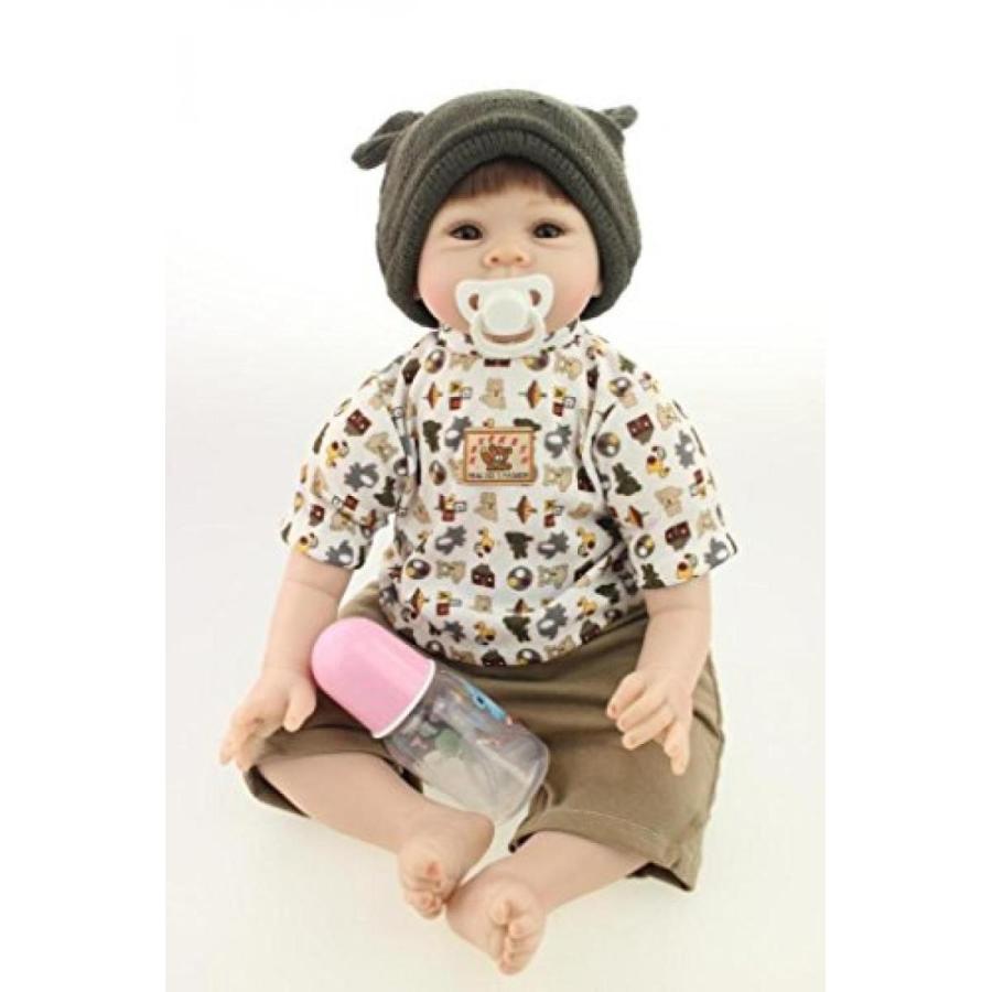 幼児用おもちゃ Reborn Baby Doll Soft Silicone vinyl 22 inch 55 cm