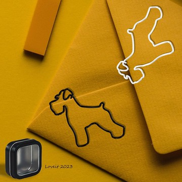 (超值套組 ) 迴紋針 黑/銀 各一盒(共二盒)  -雪納瑞