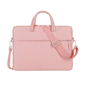 電腦包 12~13.3吋 36 x 26cm 可手提肩背  淑女粉  1個