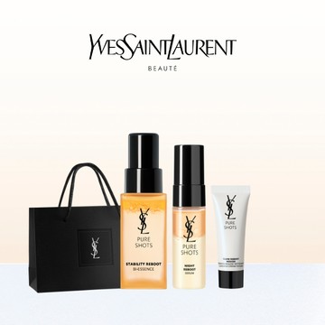 🔜快速出貨【YSL】禮物獨家💫明星極效活萃保養隨行組🌵｜調皮水30ML+仙人掌精華7ML+潔顏慕斯10ML｜旅行組｜舒緩穩膚 細緻柔嫩｜生日禮物