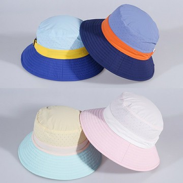現貨+預購 防曬帽漁夫帽-兒童款遮陽旅遊休閒男女帽子父親節禮物4色74dx11【獨家進口】【米蘭精品】
