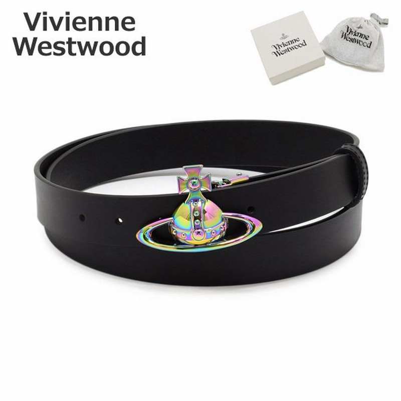 Fw21 ヴィヴィアンウエストウッド ベルト N407 Orb Buckle Iridescent 虹色 ブラック ユニセックス メンズ レディース 通販 Lineポイント最大0 5 Get Lineショッピング