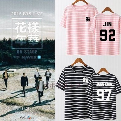 Bts 花様年華 Tシャツ 半袖 打歌服 応援服 グッズ レディース メンズ 男女兼用 春夏tシャツ 韓流グッズ 通販 Lineポイント最大get Lineショッピング