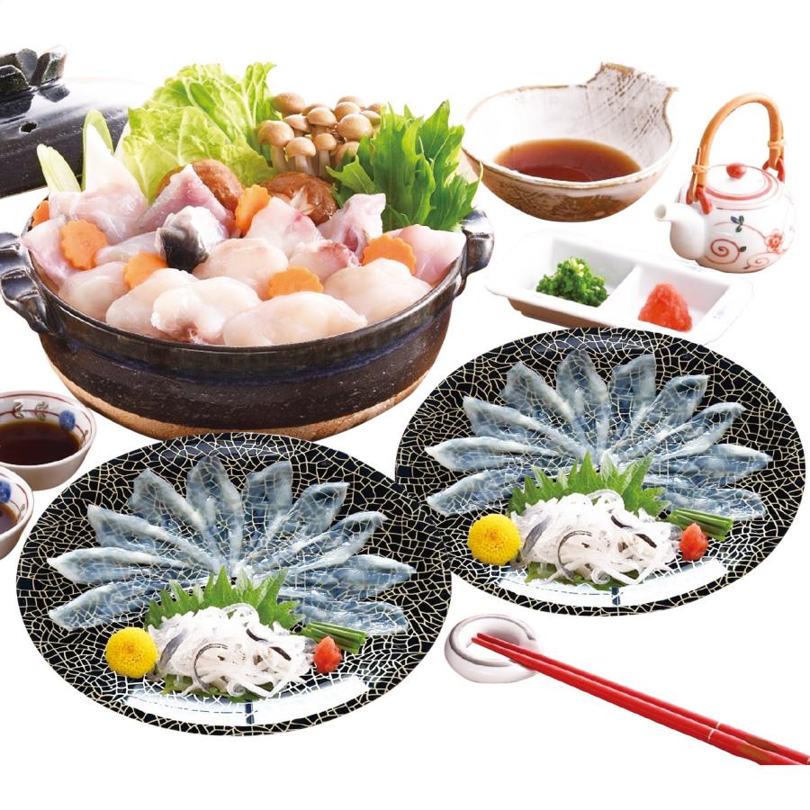 お歳暮人気ギフト　ふぐ料理ペアセット (D-FP)(メーカー直送品・冷凍便）＊ご自宅用にもおすすめ゛