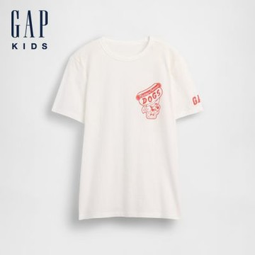 【GAP】GapKids × Disney 米奇老鼠圖案T恤-米白(899663)