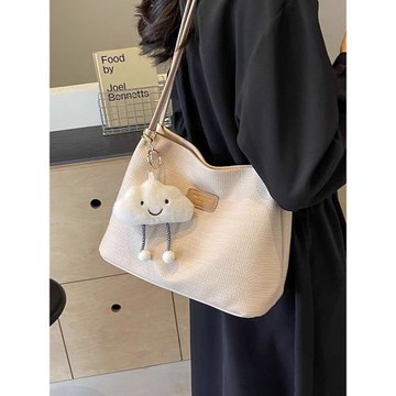 法國CavienKIon高級感女士包包2024新款單肩洋氣托特包通勤水桶包