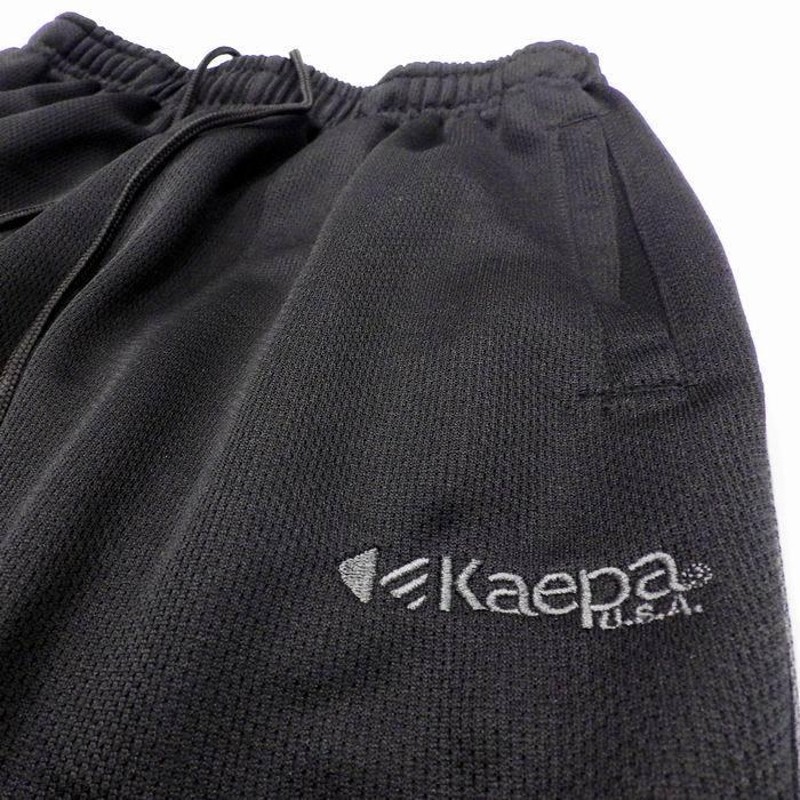 ケイパ Kaepa メンズ ストレート ジャージパンツ ジャージ 下 トレーニングパンツ 吸水速乾 UV M L LL XL チャコール グレー  ネイビー 紺 ブラック 黒KP471542 | LINEショッピング