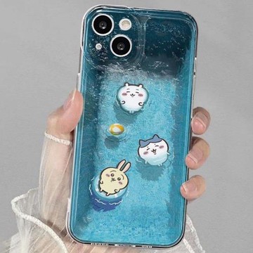 泳池吉伊卡哇適用三星s23ultra手機殼s25+/s24fe硅膠s22+s21+熱門s20fe卡通a25a35可愛男女a55a16防摔a06a16