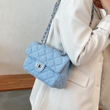 ins超火百搭夏季網紅鏈條單肩包