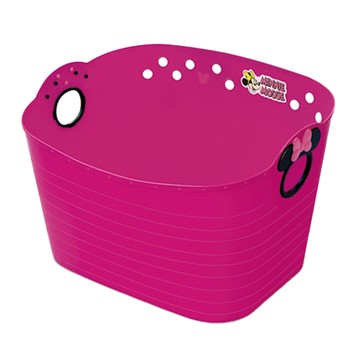 nishiki 錦化成 軟式收納籃  51 x 38 x 34cm  桃紅色  1個