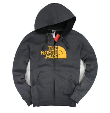 美國百分百【全新真品】The North Face 男款 連帽 帽T 素面 亮橘logo 外套 百搭 休閒 M號 免運