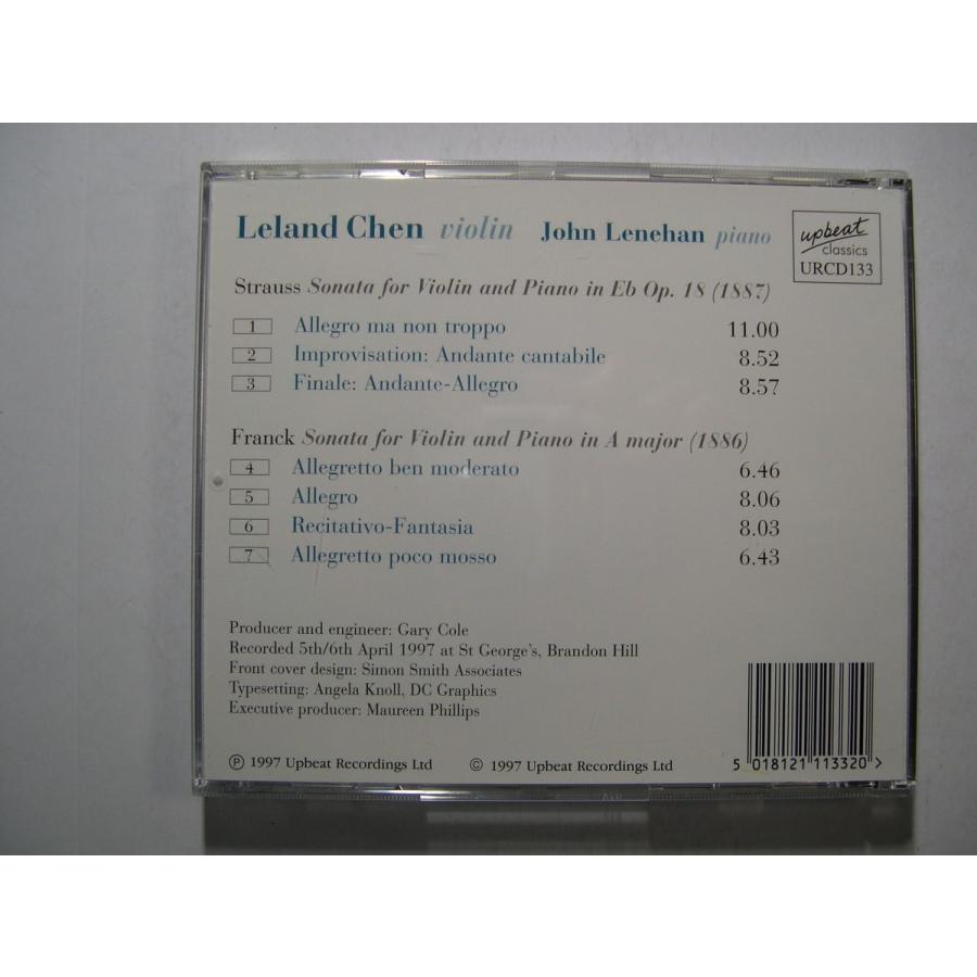 R. Strauss, Franck   Violin Sonatas   Leland Chen, John Lenehan    CD