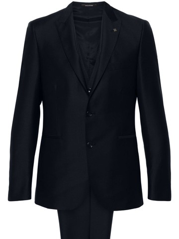 Tagliatore - single-breasted wool suit - men - Cupro/Virgin Wool/Viscose/Modal/Cotton - 54 - Blue