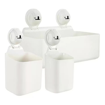 【10%點數回饋】FECA 吸盤式萬用收納盒組 3入