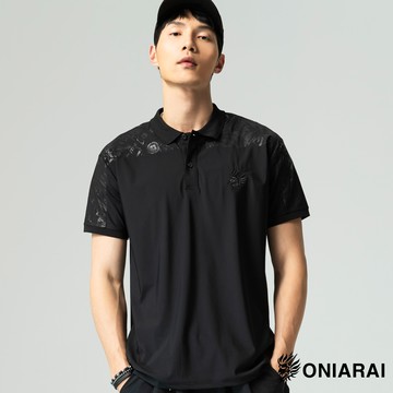 【8折↘結帳2件再88折】都市遊俠剪接納瓦霍短袖POLO衫 - BLUE WAY 鬼洗い