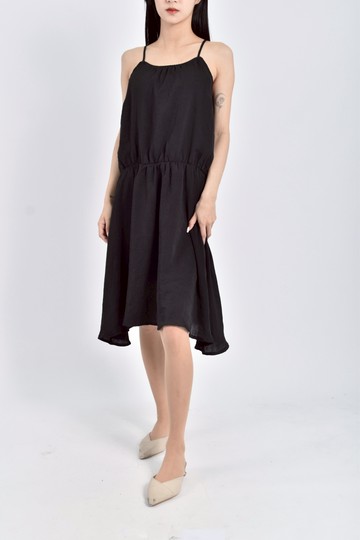 (S) 蕾絲黑色洋裝