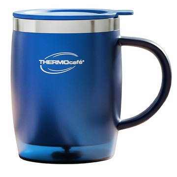 THERMOcafe 凱菲 不銹鋼隔溫杯  海洋藍  350ml  1個