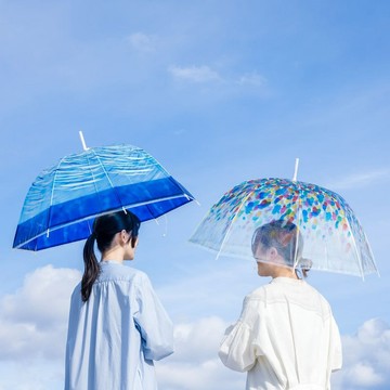 FELISSIMO YOU+MORE! 青森傳統工藝-津輕琵琶風鈴透明雨傘