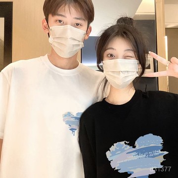 台灣出貨 情侶裝純棉 情侶裝設計款 情侶裝潮流 情侶款 情侶上衣 情侶裝 情侶短袖T恤 情侶裝簡約 情侶裝印花