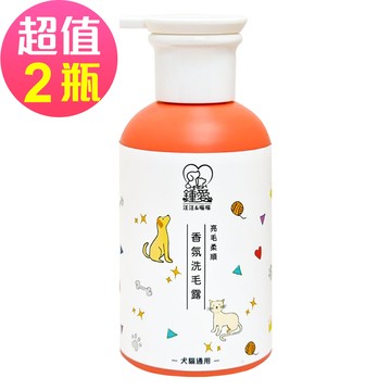 鍾愛 - 犬貓洗毛露-亮毛柔順(300mlx2罐)