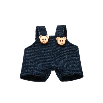 [韓國] [娃娃配件] 牛仔小熊吊帶褲 / Denim Bear Overalls