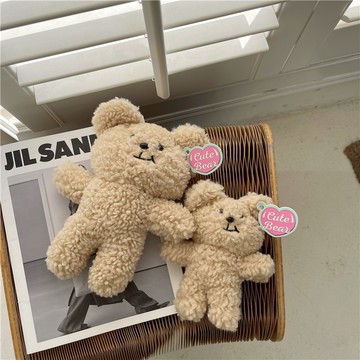 【太妮絲K5-2】現貨 小熊玩偶 療癒系 娃娃 熊熊 吊飾 居家小物 可愛 呆萌 憨憨 毛絨